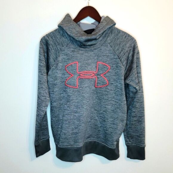 Under Armour Gray Loose Cold Gear Hoodie Size Small - Picture 1 of 9